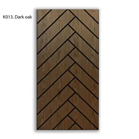 Freja Zajszigetelő falipanel 120x60x0,9cm - sötét tölgy & parketta minta - sötét tölgy