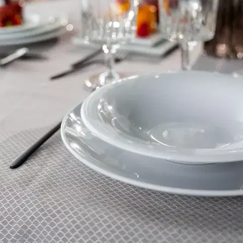 Lapos tányér 28 cm — Chic Weiss - 492143
