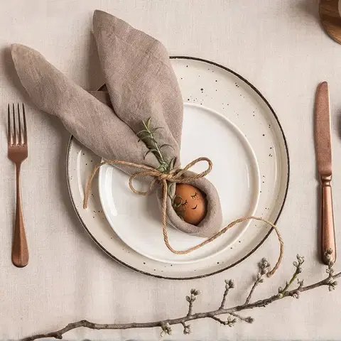 16 db-os porcelán készlet – Gaya Atelier szürke fröccsmintás - 453096