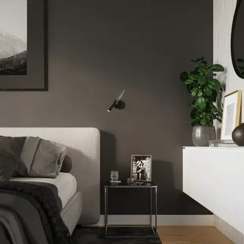 Axil fekete fali lámpa
