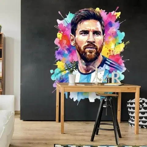 Dizájner tapéta gyerekszobába – Messi
