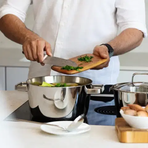 Merkur edény üveg fedéllel 4,9 l - 601201