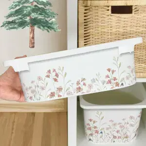Matrica az IKEA TROFAST dobozra – Mezei virágok