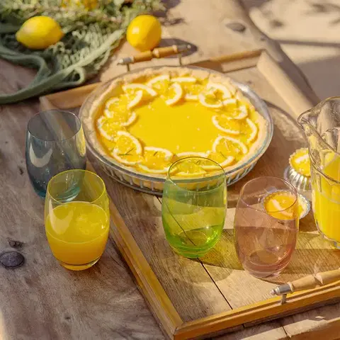 Poharak sárga 460 ml 6 db — Optima Glas Lunasol - 322832