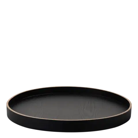 Kerek tálca Ø 40 cm, M: 3.5 cm – Elements Wood Wengue - 593980