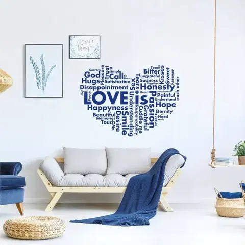 Idézetes falmatrica - Love is