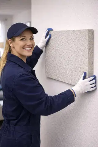 Elitexa extra sűrű hangszigetelő szivacs  - öntapadós, égéskésleltetett - 50x100x2cm