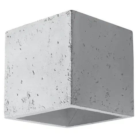 Quad beton fali lámpa