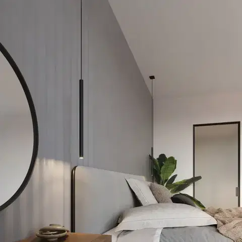 Pastelo 3 fekete függőlámpa