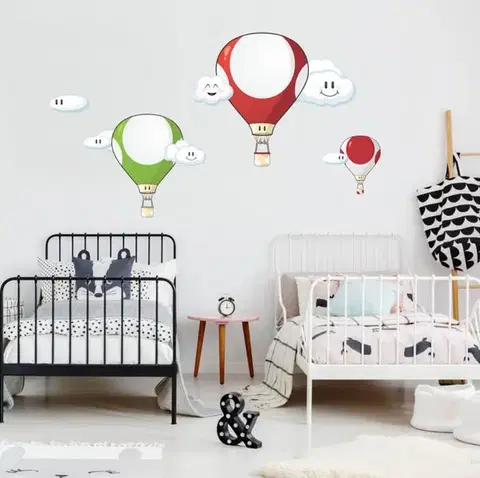 Babaszoba falmatrica - Super Mario - hőlégballon