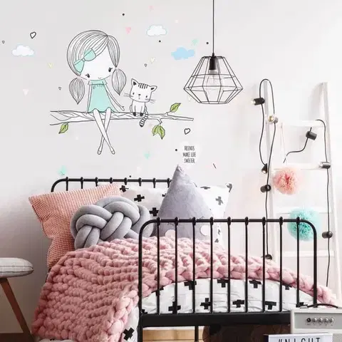 INSPIO tündér falmatrica cicával
