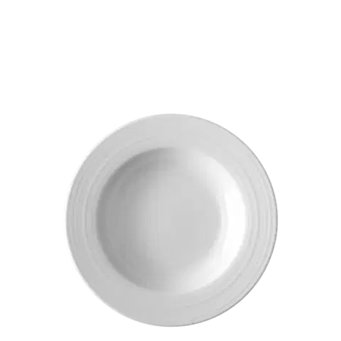 Mélytányér Deco peremmel 22 cm 6 db-os készlet – UNIVERS fehér - 450324