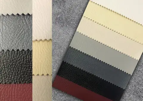 Polo műbőr anyag - Műbőr textil - 1 világos szürke