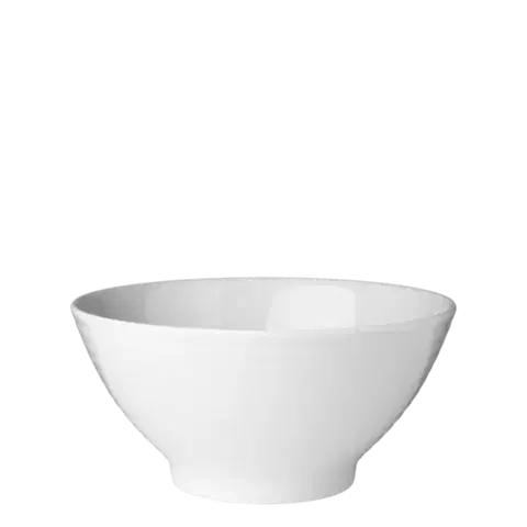Fehér tál 20 cm — Elements Melamin (Flow) - 593175