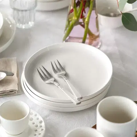 Porcelán készlet 18 db Gaya Atelier fehér - W0127