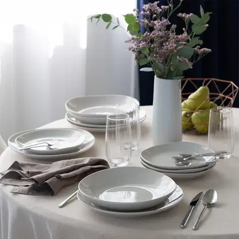 Desszertes tányér Coupe 21 cm szett 4 db — Elements North Organic Structure - 492549