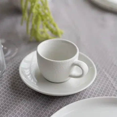Mokkacsésze 90 ml — Fine Dining White Frosty - 493629