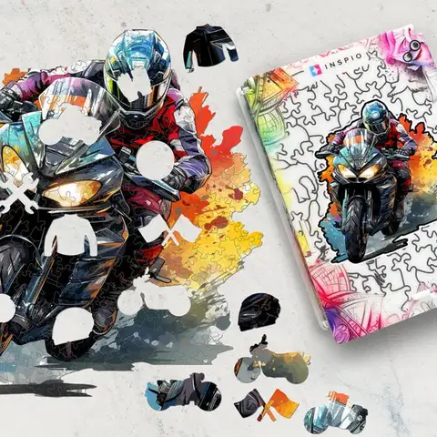 Motoros puzzle - Puzzle haladóknak