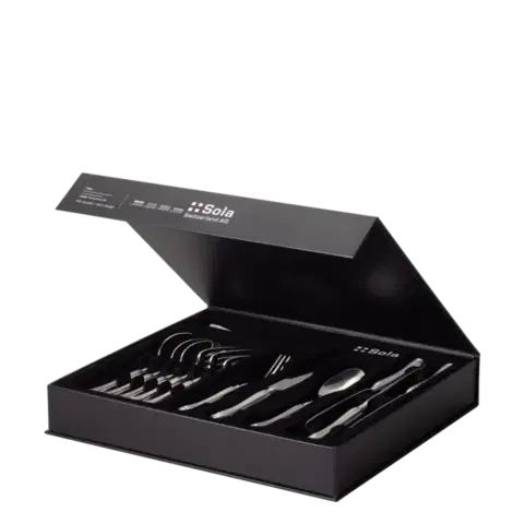 16 darabos evőeszközkészlet — Kreta Quarz Platinum Line - W0196