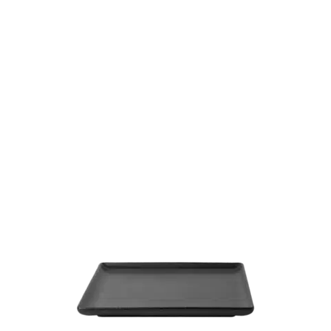 Szervírozó tányér 17 x 17 cm — Basic black matt - 492785