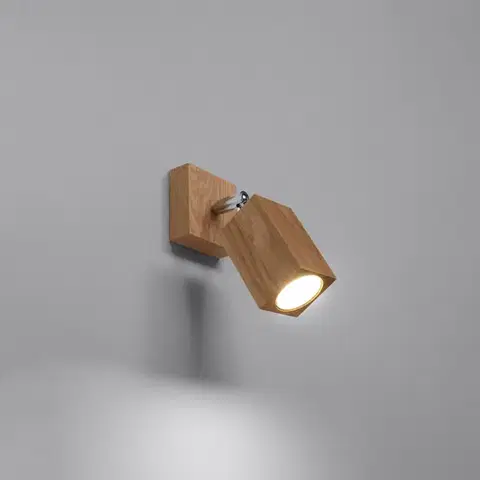 Keke tölgyfa fali lámpa