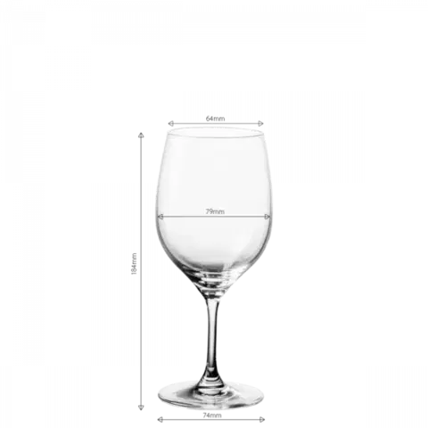 Fehérboros poharak 310 ml 4 db-os szett - Anno Glas Lunasol META Glass - 322080