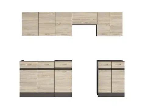 Junona Line JUNONA_MODUL_WER_2/240_BBL konyha sonoma/ wenge