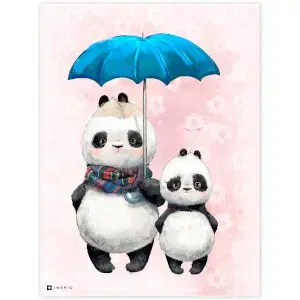 Panda macik gyerekszobába - Faliképek