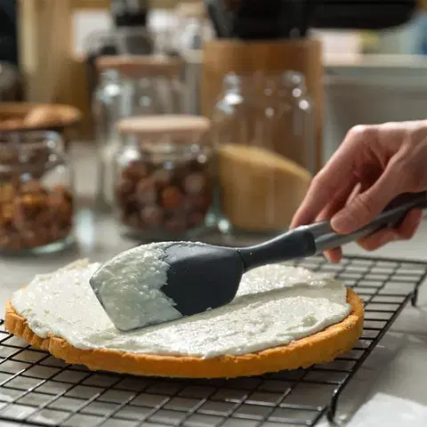 Szilikon spatula rozsdamentes acél nyéllel 28,5 cm - 596576