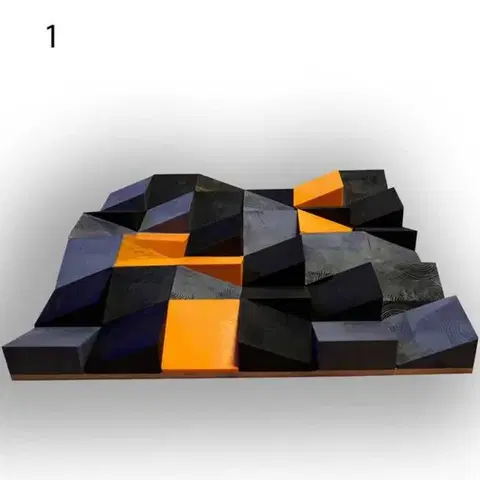 Art nagy kockás akusztikai diffúzor 60x60x6cm- 9-es színkód - 9-es színkód , 1db 60x60x6cm Egybecsomagolva, szállítással