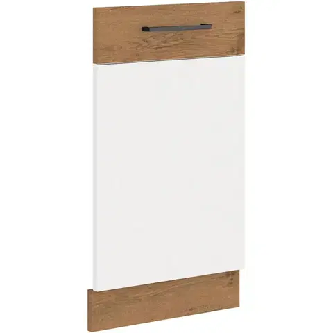 Niki 30. konyha mosogatógép ajtó ZM 446x713cm fényes fehér/lancelot tölgy