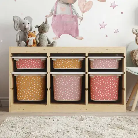 IKEA TROFAST doboz matrica - BOHO minta