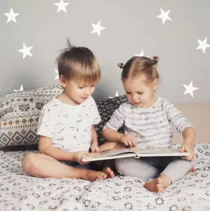 Csillag falmatrica gyerekszobába