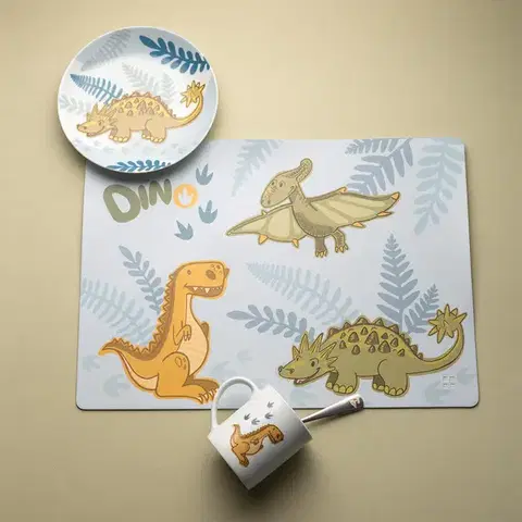 Gyerek tányéralátét Dino 45 × 32 cm – KIDS WORLD - W0194