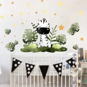 Öntapadós falimatrica - Kis zebra