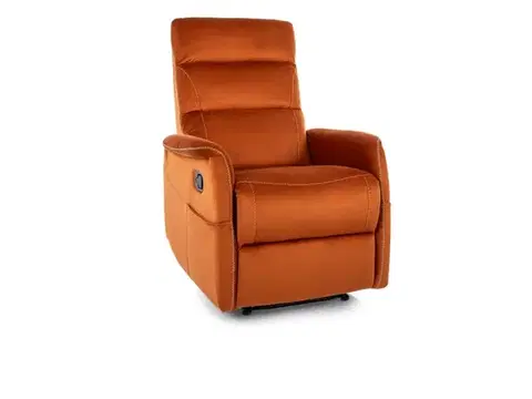 Solon M Velvet dönthető masszázsfotel fahéj (Bluvel 4215)
