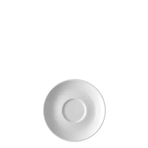 Kávés csészealj Deco peremmel 14,5 cm 6 db-os készlet – UNIVERS fehér - 450328