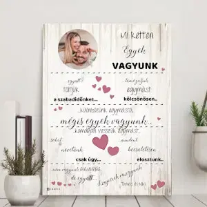 Ajándék nőnek - Meglepetés egyetlen szerelmednek - kép falra