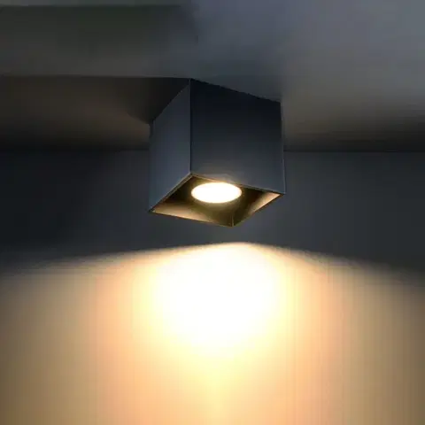 Quad 1 fekete mennyezeti lámpa