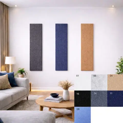 Bilnora extra sűrű akusztikai filc falpanel 120x30x1,2cm vastag - 04 bézs