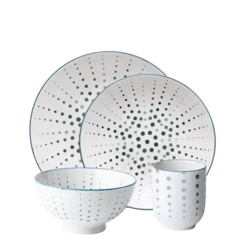 Porcelán készlet 24 db – Gaya Elements Earth - W0095