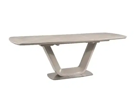 Armani bővíthető asztal kerámia szürke márvány hatású/szürke 160-220X90