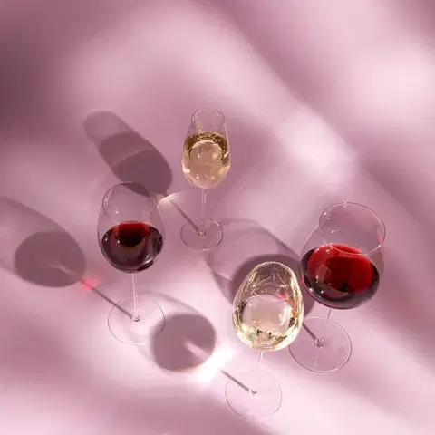 Vörösboros poharak 550 ml-es 2 db-os készlet — FLOW Glas Platinum Line - 322911