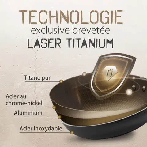 Lábas titán felülettel Ø 16 cm - Saturn Terra Lunasol - 601303