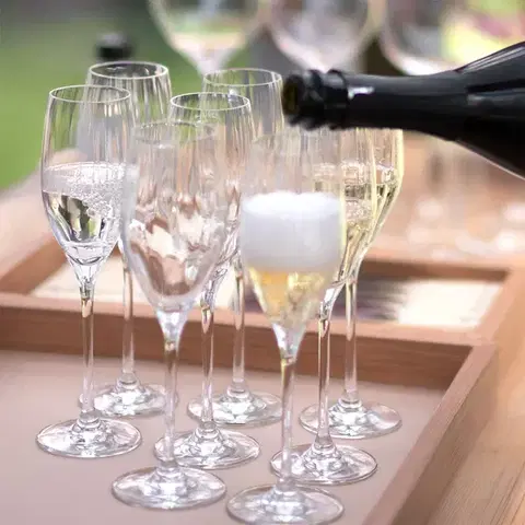 Pezsgőspoharak 170 ml 6 db — Optima Line Glas Lunasol - 322823