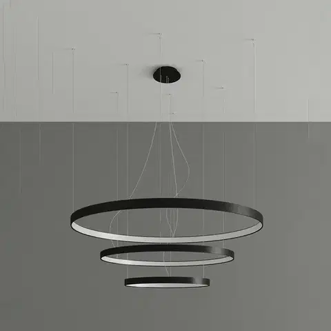Rio 3 55/78/110 fekete LED 4000K csillár