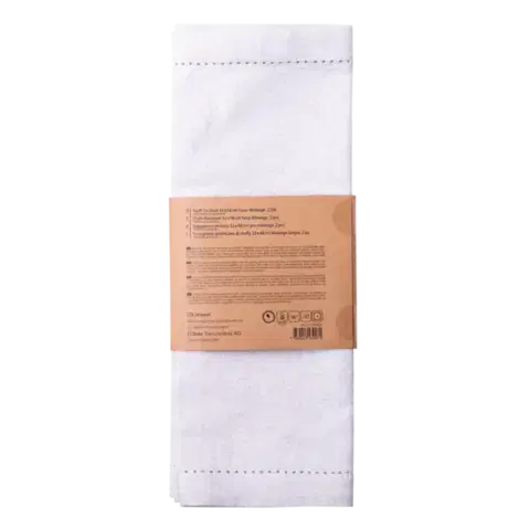Szürke pamut asztali futó, 32 x 48 cm, 2 db - Basic Ambiente - 596405