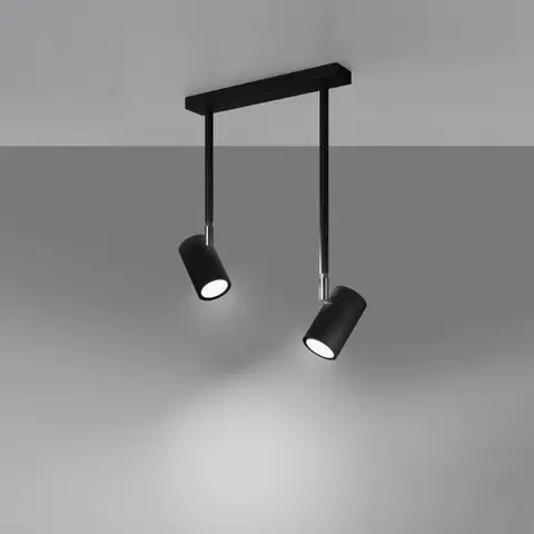 Norano 2 fekete mennyezeti lámpa