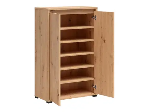 Fil REG2D cipős szekrény artisan tölgy