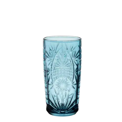 Longdrink pohár 370 ml — Marvia Vintage kék - 323044